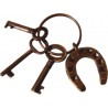 Llavero amuleto llaves (Completo, preparado y ritualizado  suerte