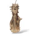 VELA HECATE dorada Diosa diosa de la Magia, la hechicería y la brujería 25cm